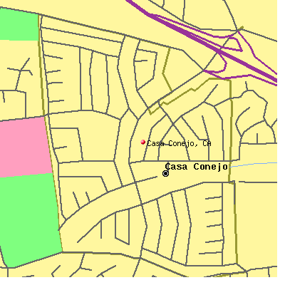 Casa Conejo map