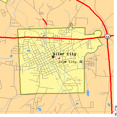 Siler City map