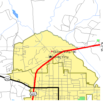 Silver City map