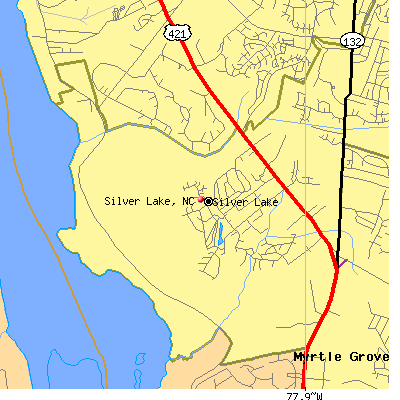 Silver Lake map