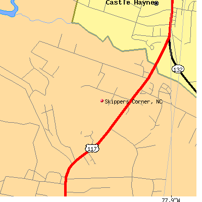 Skippers Corner map