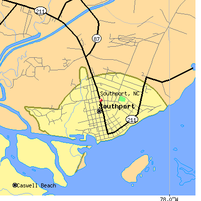 Southport map