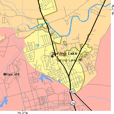 Spring Lake map