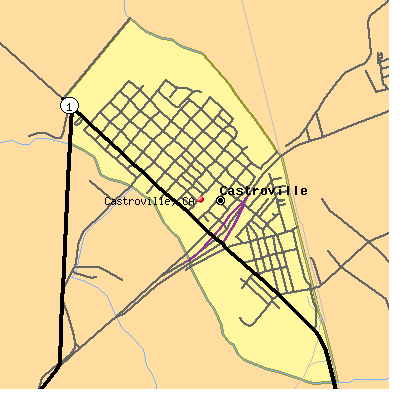Castroville map