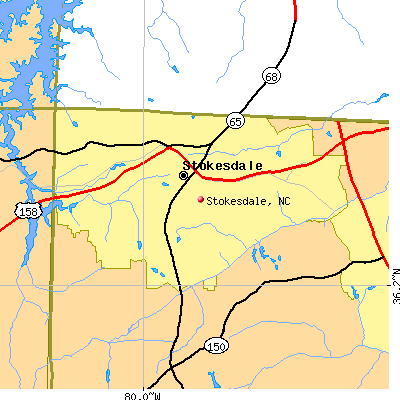 Stokesdale map