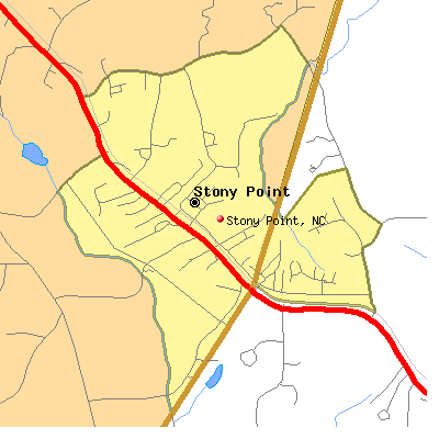 Stony Point map
