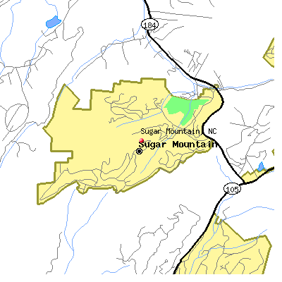 Sugar Mountain map