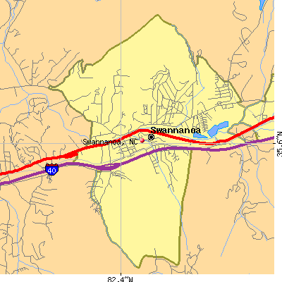 Swannanoa map