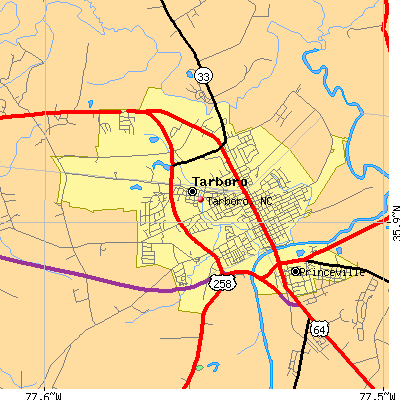 Tarboro map