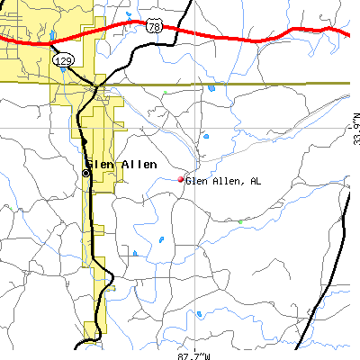 Glen Allen map