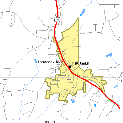Troutman map