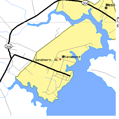 Vandemere map