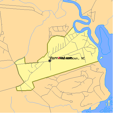 Varnamtown map