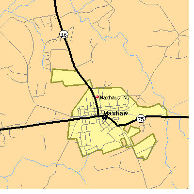 Waxhaw map