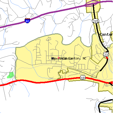 West Canton map