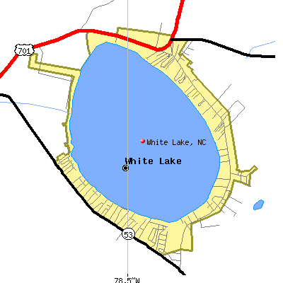 White Lake map