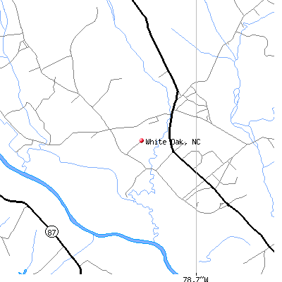 White Oak map