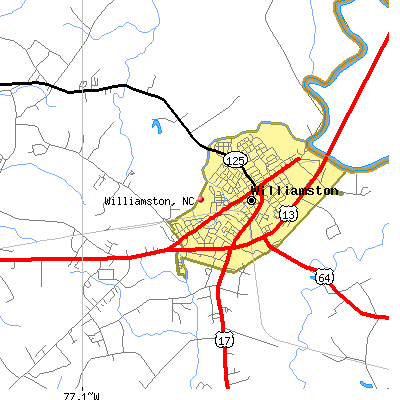 Williamston map