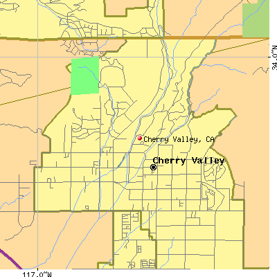 Cherry Valley map
