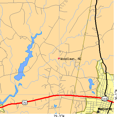 Woodlawn map