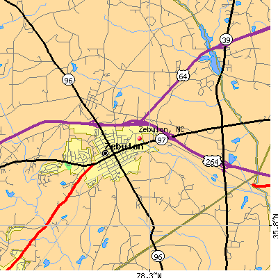 Zebulon map