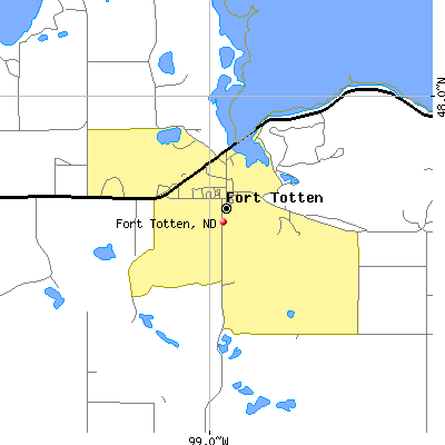 Fort Totten map