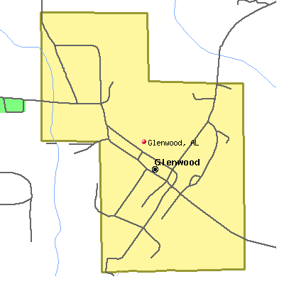 Glenwood map
