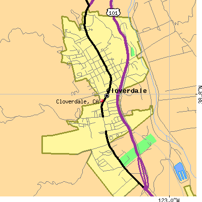 Cloverdale map