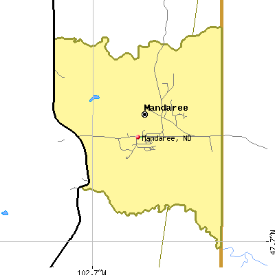 Mandaree map