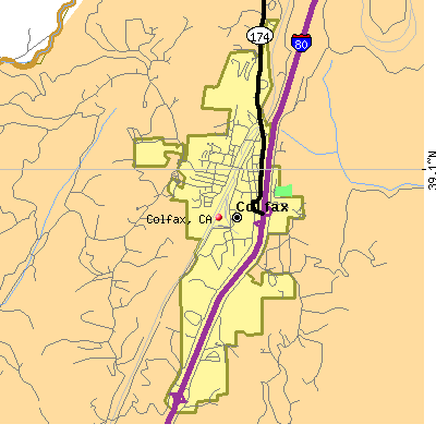 Colfax map