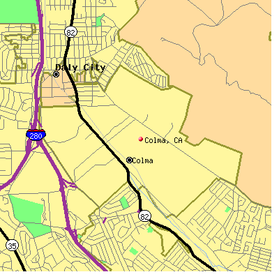 Colma map