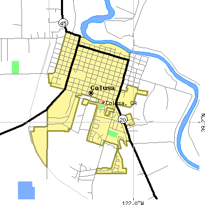 Colusa map