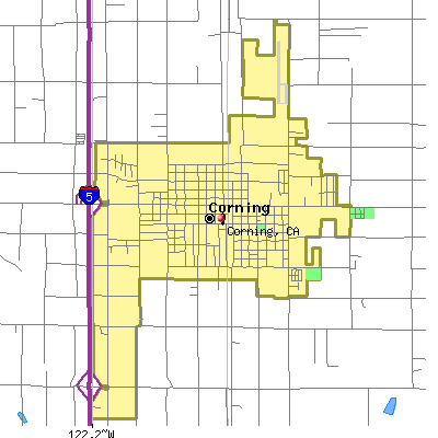 Corning map