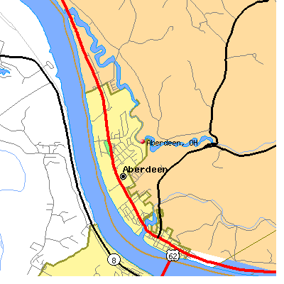Aberdeen map