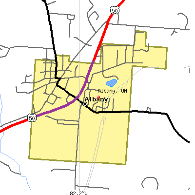 Albany map