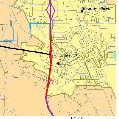 Cotati map