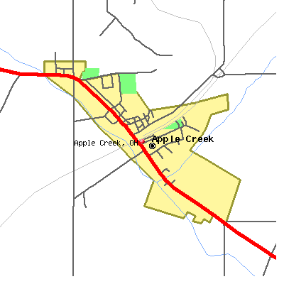 Apple Creek map