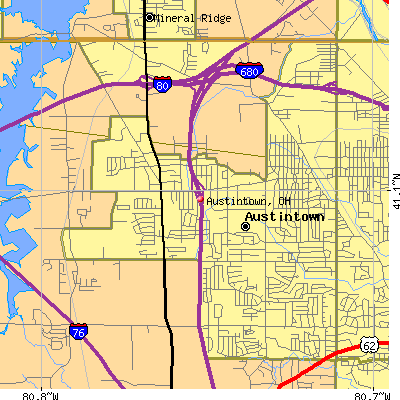 Austintown map
