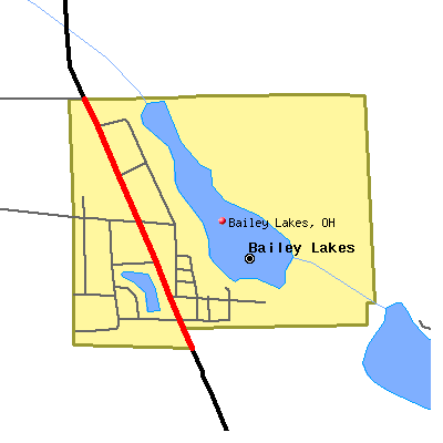 Bailey Lakes map