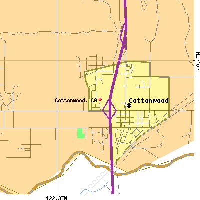 Cottonwood map