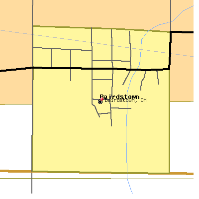 Bairdstown map