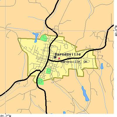 Barnesville map
