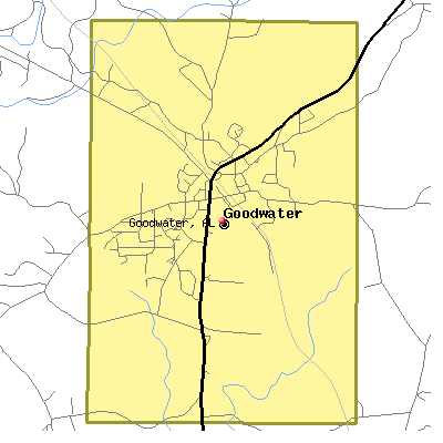 Goodwater map