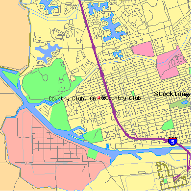 Country Club map