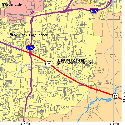 Beavercreek map