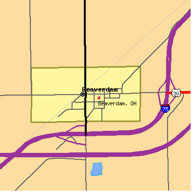 Beaverdam map