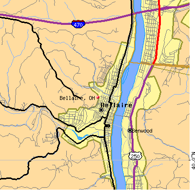 Bellaire map