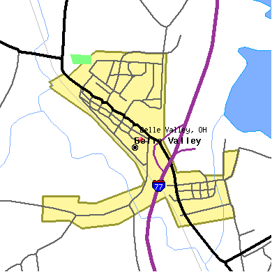 Belle Valley map