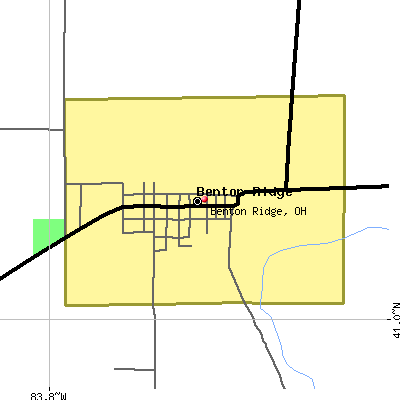 Benton Ridge map