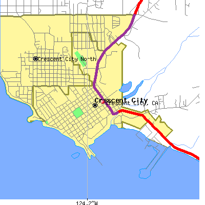 Crescent City map